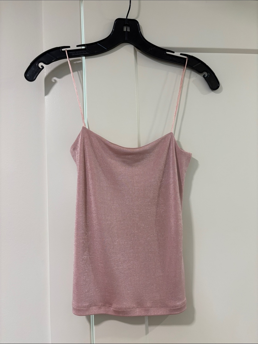 H&M Shimmery Light Pink Cowl-Neck Camisole